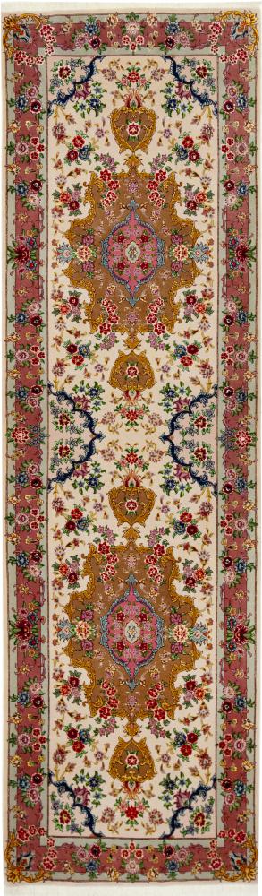 Tapete persa Tabriz 50Raj 308x91 308x91, Tapete persa Atado à mão