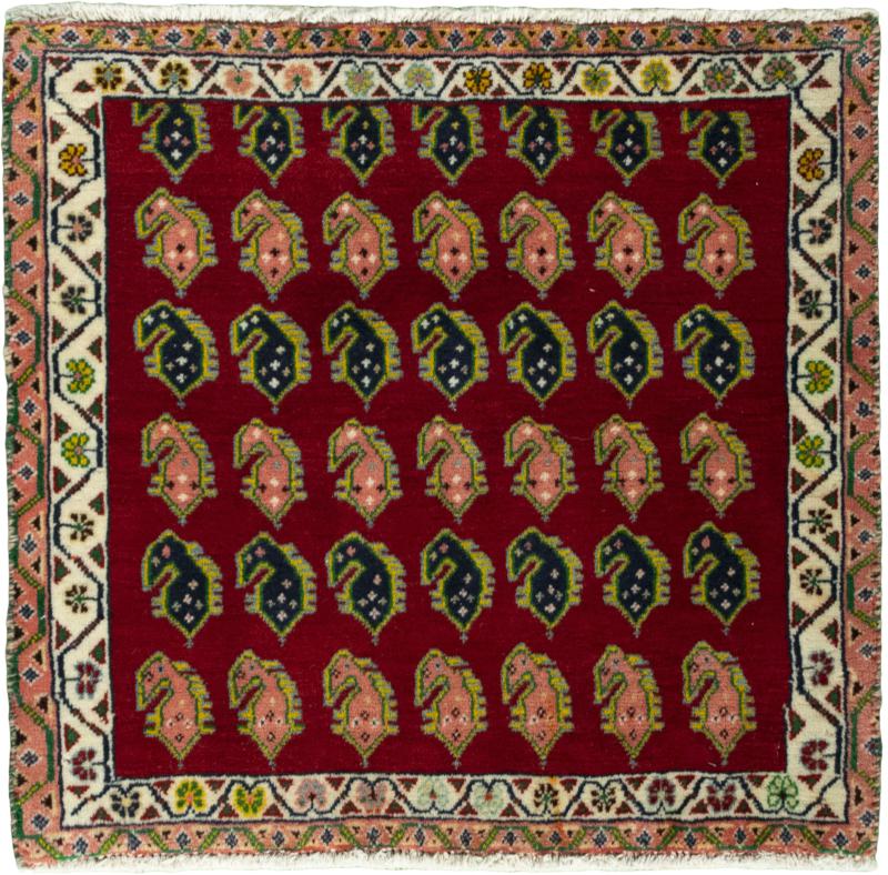 Persian Rug Shiraz 59x59 59x59, Persian Rug Knotted by hand