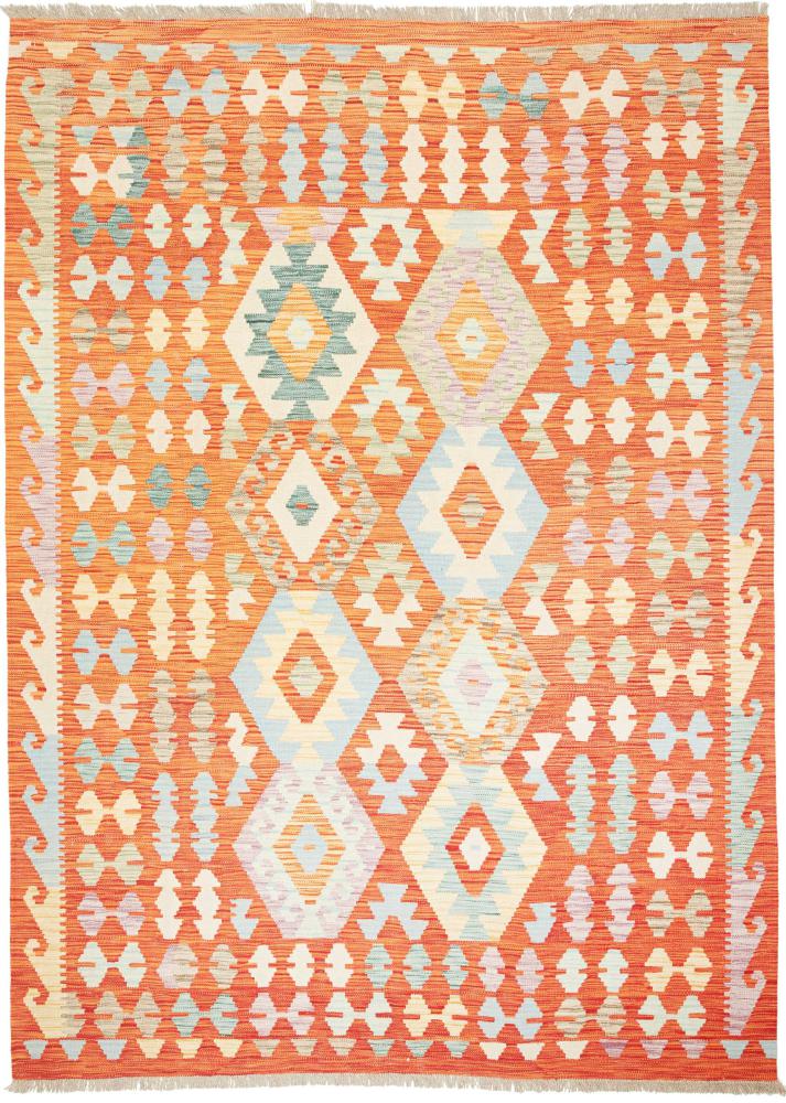 Afghanischer Teppich Kelim  Afghan 239x177 239x177, Perserteppich Handgewebt