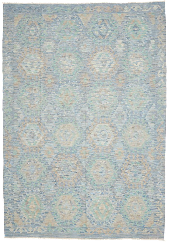 Afghan rug Kilim Afghan 9'7"x6'8" 9'7"x6'8", Persian Rug Woven by hand