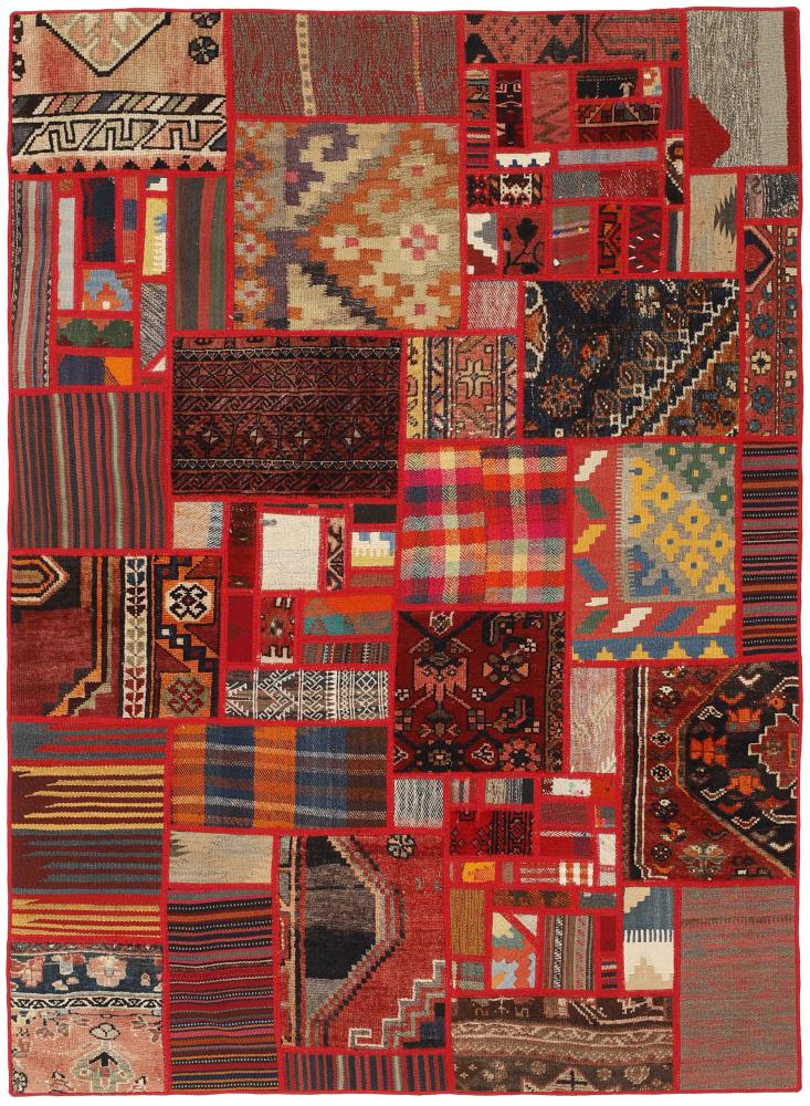 Tapete persa Kilim Patchwork 201x141 201x141, Tapete persa Tecido à mão