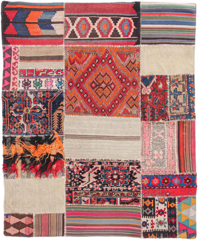 Perzsa szőnyeg Kilim Patchwork 169x141 169x141, Perzsa szőnyeg szőttesek