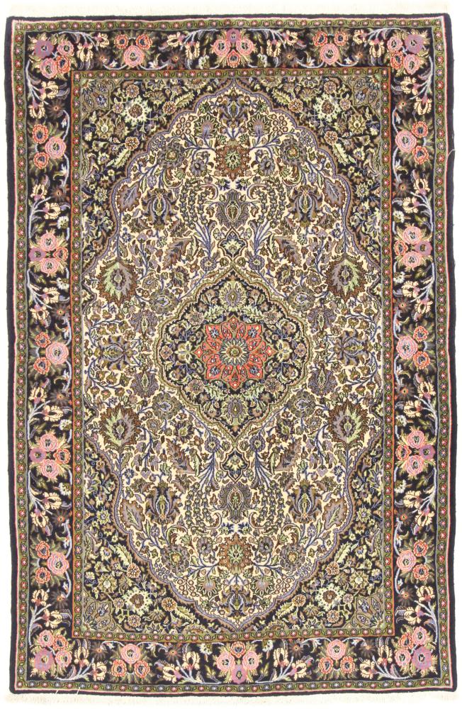 Persisk tæppe Ghom 198x125 198x125, Persisk tæppe Knyttet i hånden