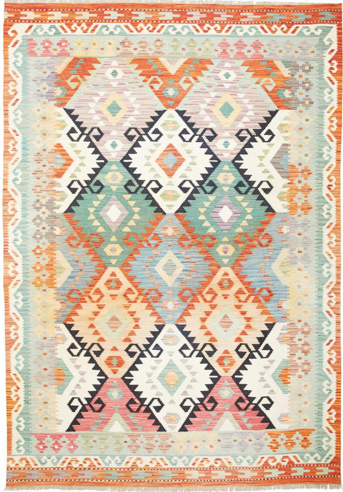 Afghan rug Kilim  Afghan 246x171 246x171, Persian Rug Woven by hand