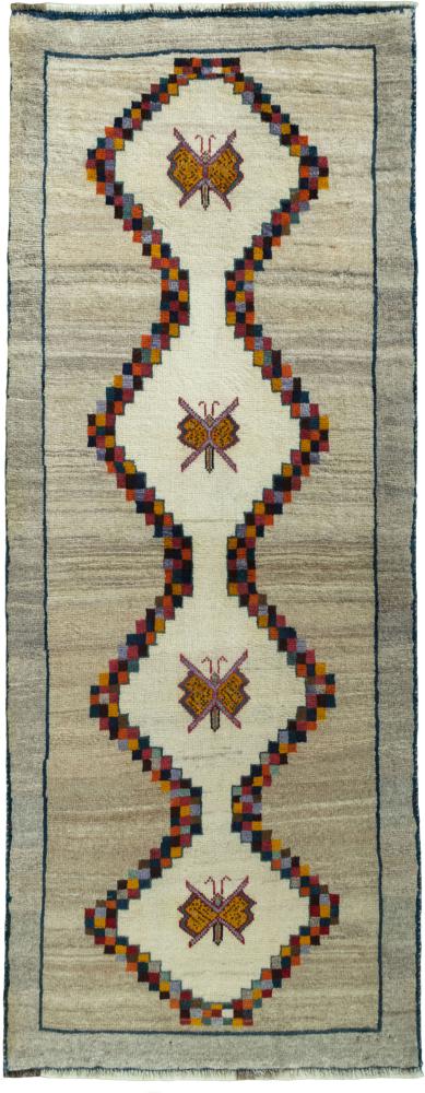 Tapis persan Persan Gabbeh Ghashghai 210x81 210x81, Tapis persan Noué à la main