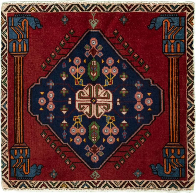 Perzisch tapijt Shiraz 64x65 64x65, Perzisch tapijt Handgeknoopte