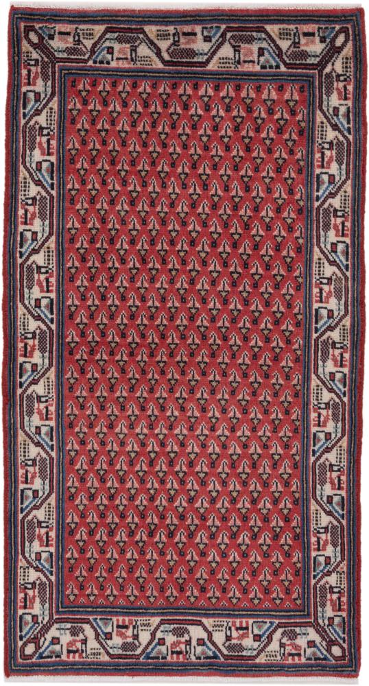 Perzisch tapijt Hamadan 124x66 124x66, Perzisch tapijt Handgeknoopte