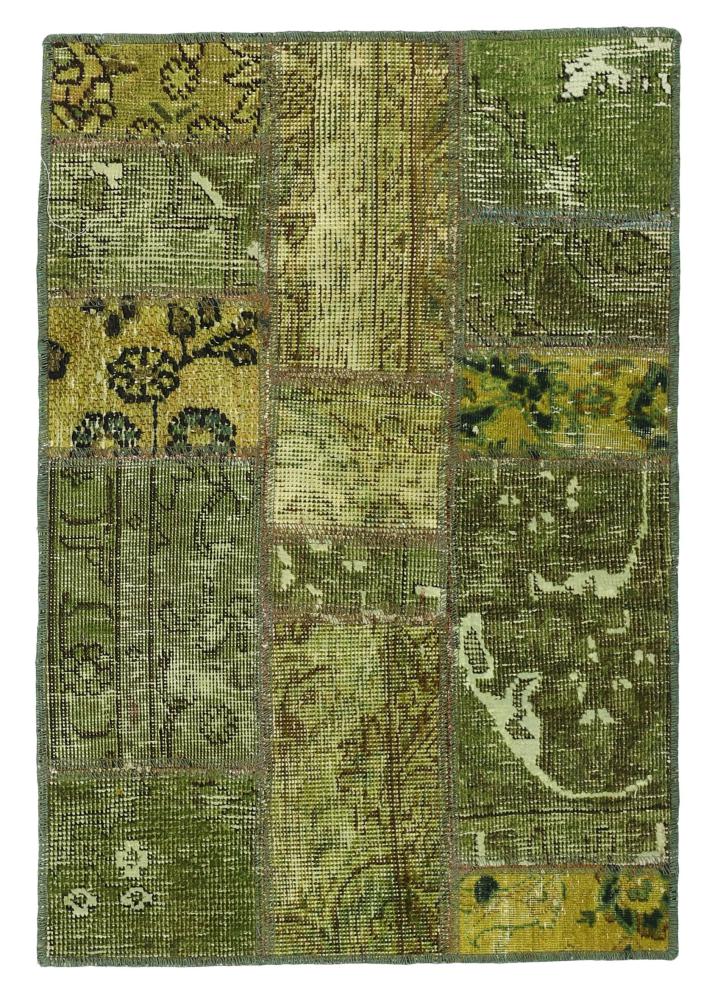 Perzisch tapijt Patchwork 91x59 91x59, Perzisch tapijt Handgeknoopte