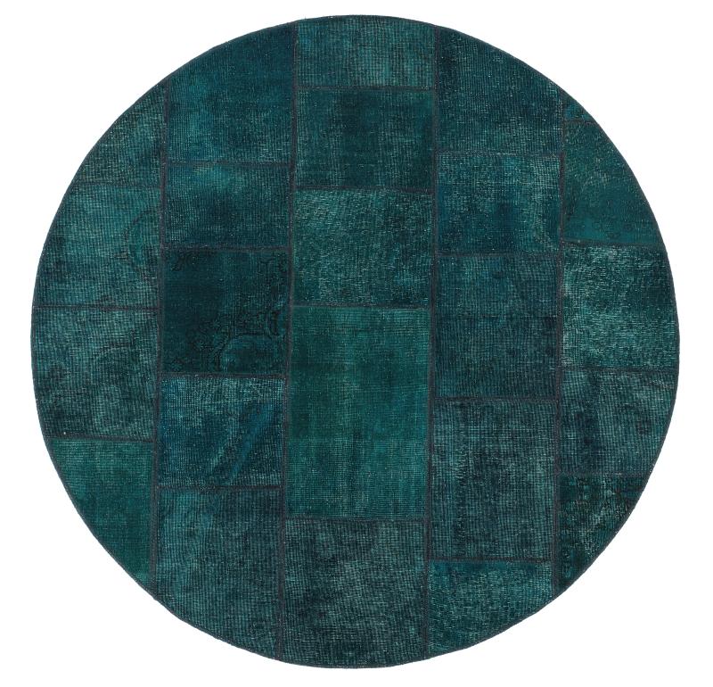 Perzisch tapijt Patchwork 201x199 201x199, Perzisch tapijt Handgeknoopte