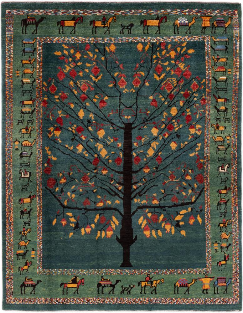 Persialainen matto Persia Gabbeh Kashkuli 207x160 207x160, Persialainen matto Solmittu käsin