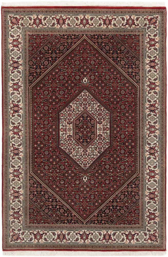 Tapis indien Indo Bidjar 186x123 186x123, Tapis persan Noué à la main