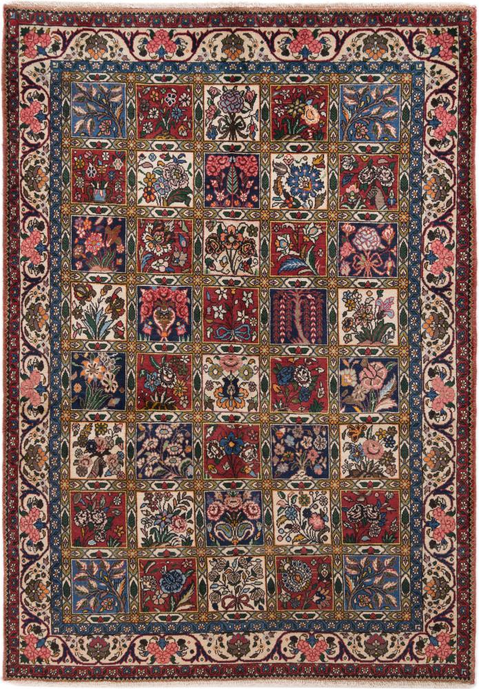Persian Rug Bakhtiari 196x134 196x134, Persian Rug Knotted by hand
