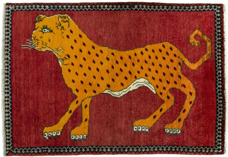 Persian Rug Persian Gabbeh Ghashghai 120x84 120x84, Persian Rug Knotted by hand