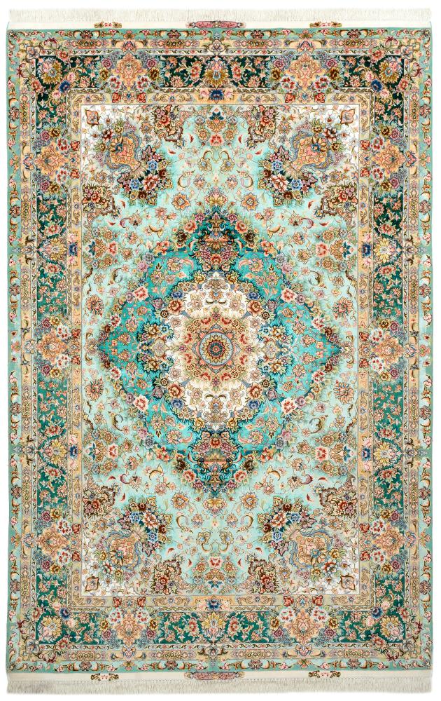 Tapete persa Tabriz 50Raj 303x195 303x195, Tapete persa Atado à mão