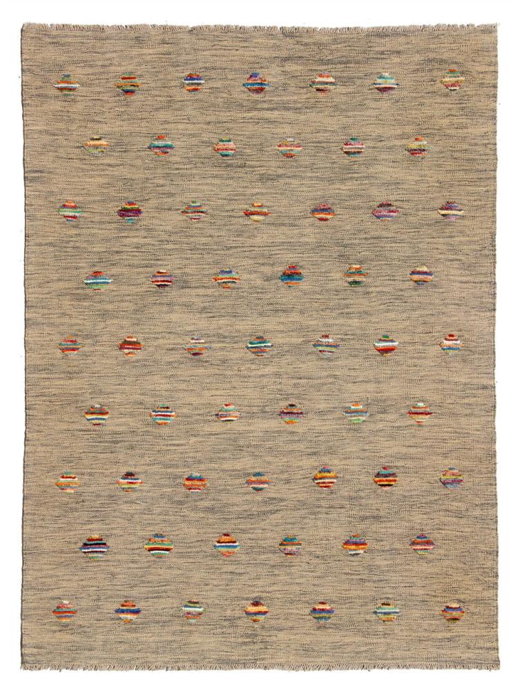 Alfombra afgana Kilim Afghan Nimbaft Edition 195x151 195x151, Alfombra persa Tejido a mano