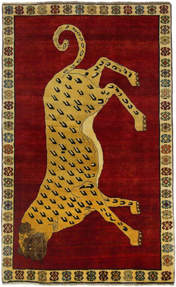 Persisk tæppe Shiraz 216x135 216x135, Persisk tæppe Knyttet i hånden
