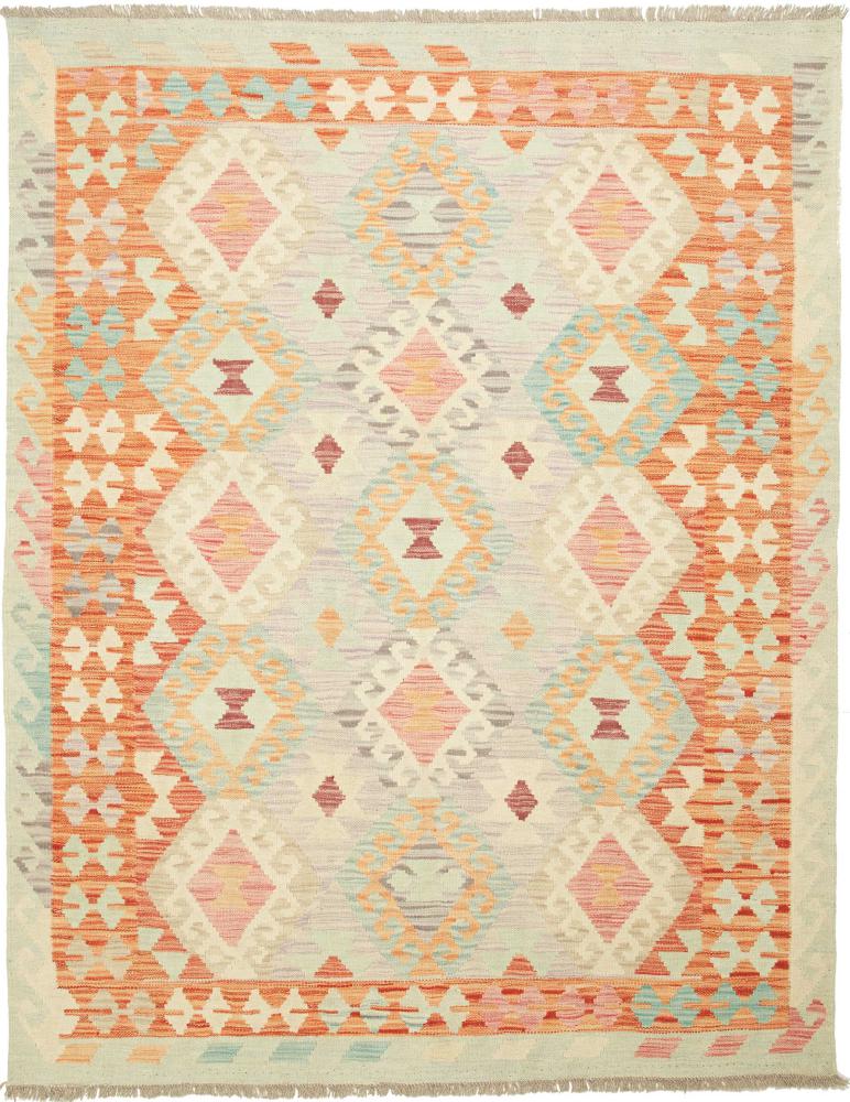 Tapis afghan Kilim Afghan 196x151 196x151, Tapis persan Tissé à la main