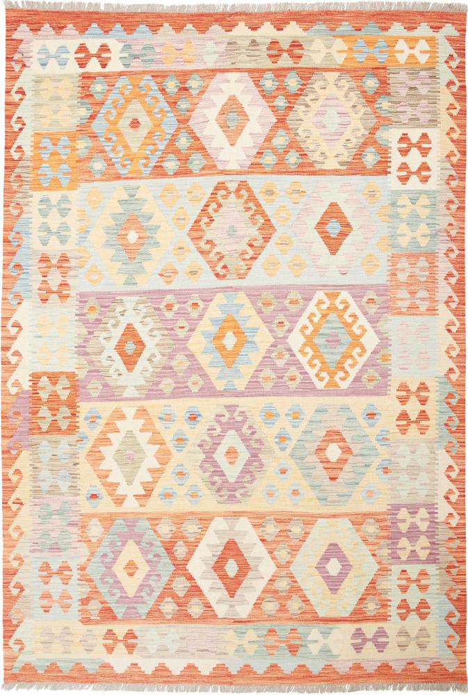 Tapis afghan Kilim  Afghan 245x171 245x171, Tapis persan Tissé à la main