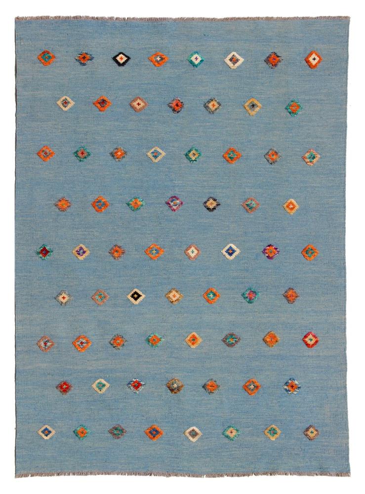 Alfombra afgana Kilim Afghan Nimbaft Edition 197x153 197x153, Alfombra persa Tejido a mano