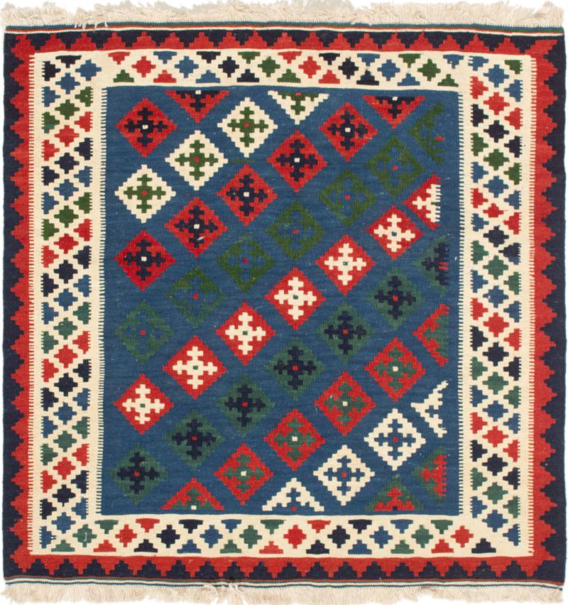 Tapete persa Kilim Fars 99x101 99x101, Tapete persa Tecido à mão