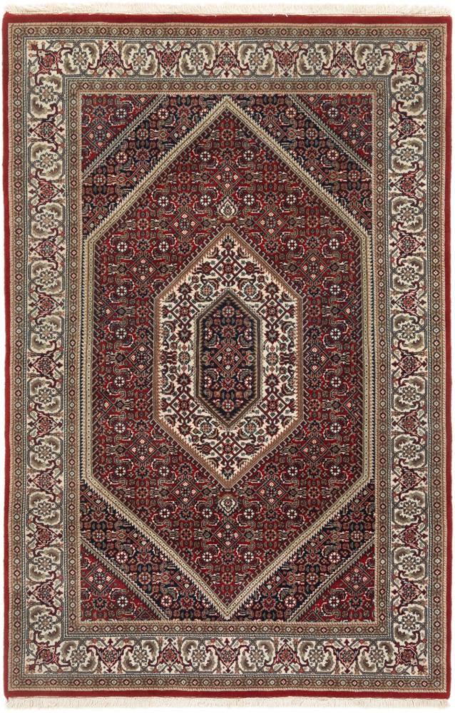 Tapis indien Indo Bidjar 188x120 188x120, Tapis persan Noué à la main