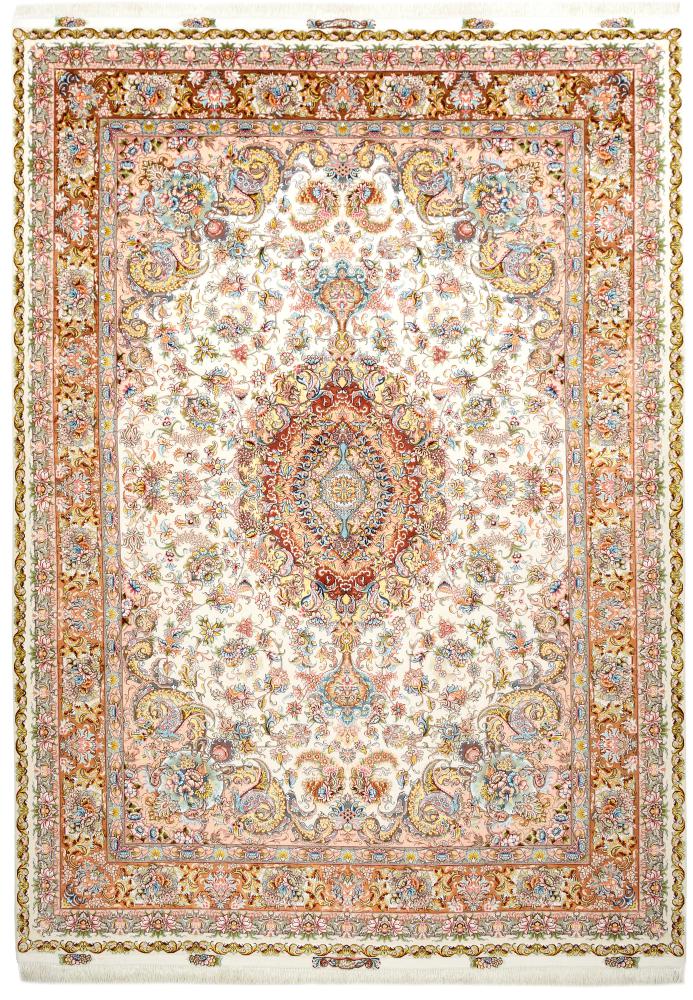 Tapete persa Tabriz 50Raj 344x249 344x249, Tapete persa Atado à mão