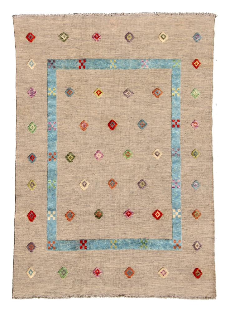 Alfombra afgana Kilim Afghan Nimbaft Edition 197x148 197x148, Alfombra persa Tejido a mano