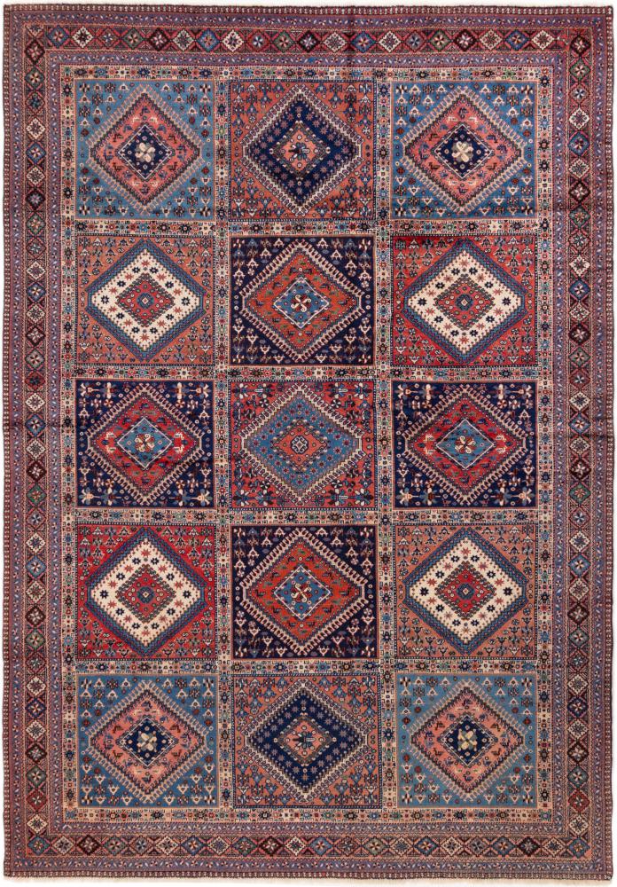 Perserteppich Yalameh 9'10"x6'11" 9'10"x6'11", Perserteppich Handgeknüpft