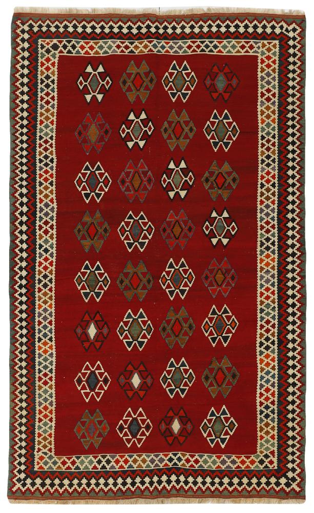 Tappeto persiano Kilim Fars 8'0"x4'11" 8'0"x4'11", Tappeto persiano Tessuto a mano