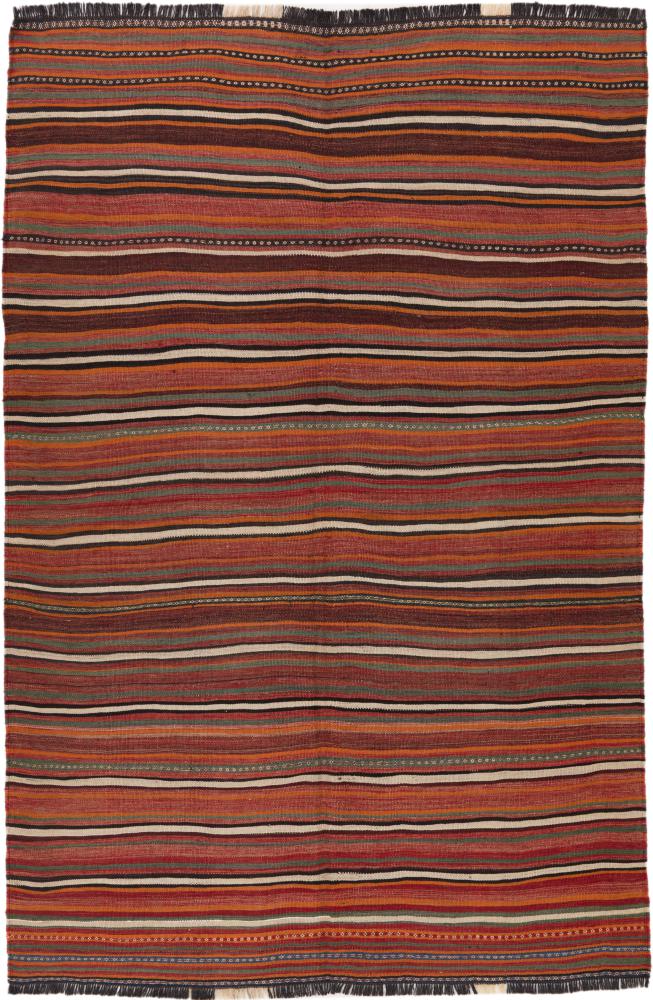 Tapis persan Kilim Fars 258x173 258x173, Tapis persan Tissé à la main
