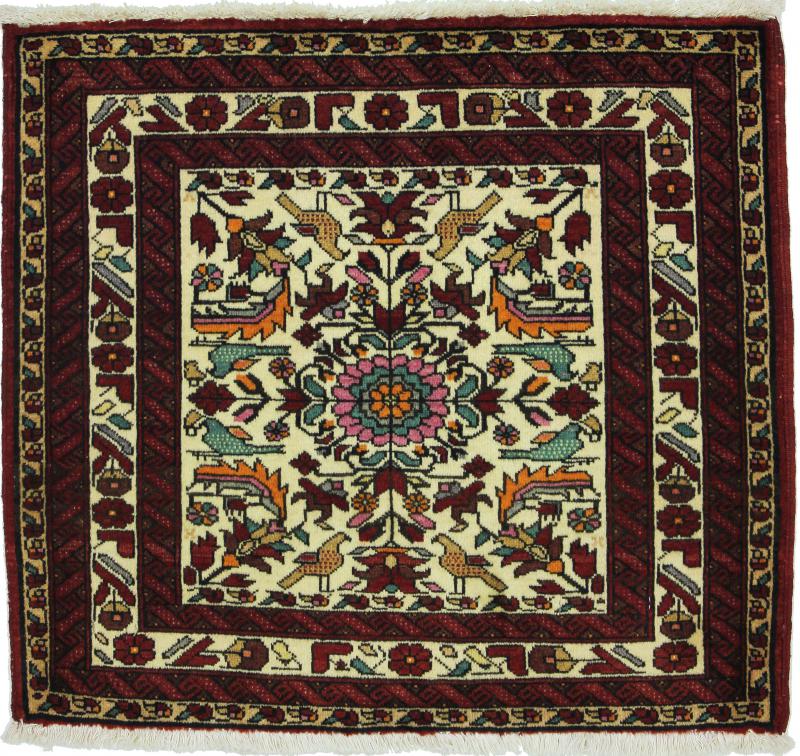 Perserteppich Belutsch 67x72 67x72, Perserteppich Handgeknüpft