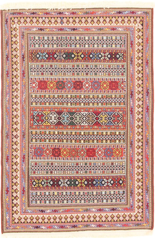 Tapete persa Kilim Soozani 148x101 148x101, Tapete persa Tecido à mão