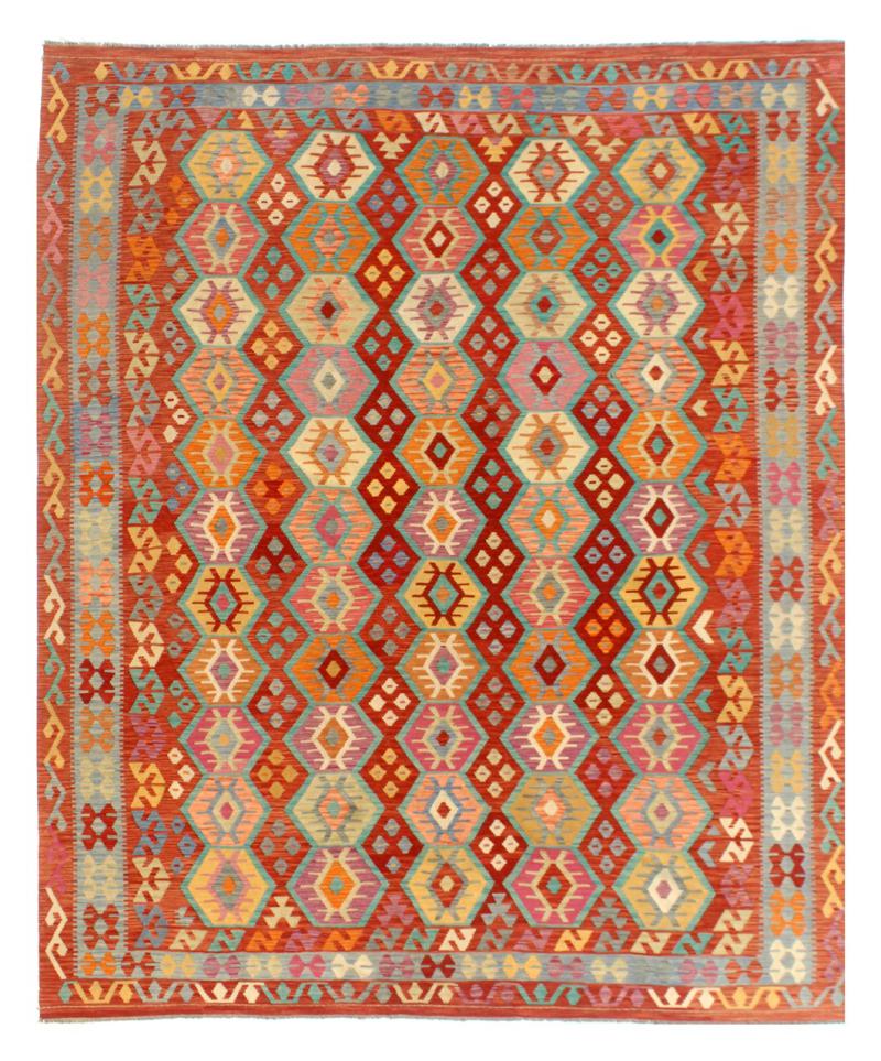 Alfombra afgana Kilim Afghan 382x299 382x299, Alfombra persa Tejido a mano