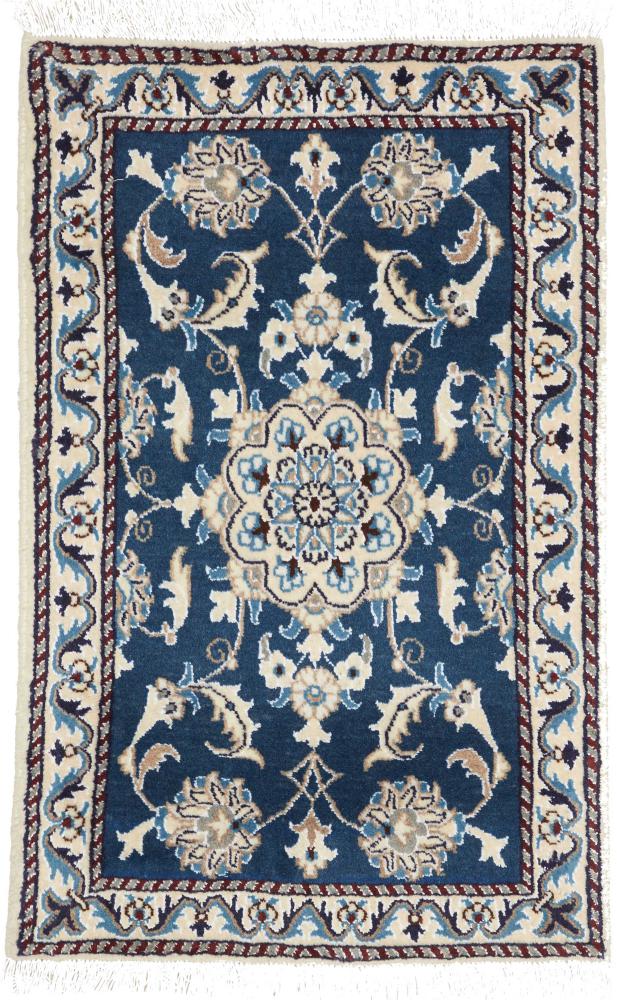 Tapis persan Naïn 91x59 91x59, Tapis persan Noué à la main