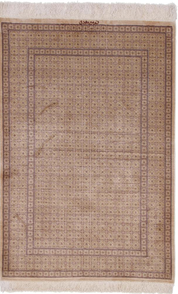 Persisk tæppe Ghom Silke 117x77 117x77, Persisk tæppe Knyttet i hånden