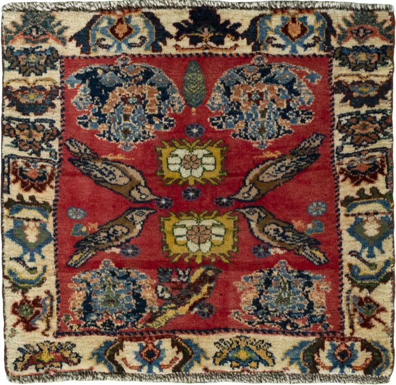 Persian Rug Shiraz 56x58 56x58, Persian Rug Knotted by hand