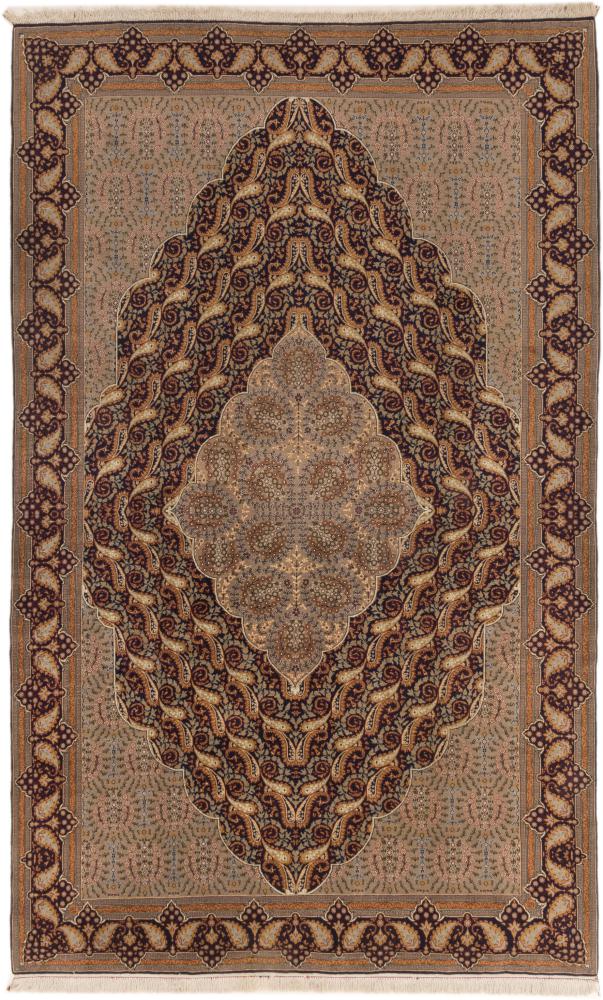 Tappeto persiano Qum 324x203 324x203, Tappeto persiano Annodato a mano