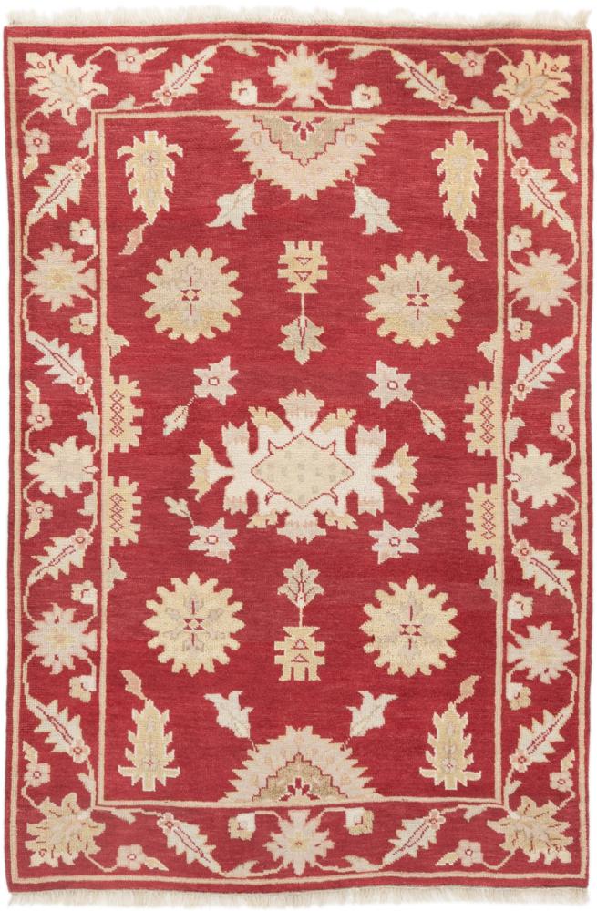 Indo rug Usak 182x122 182x122, Persian Rug Knotted by hand