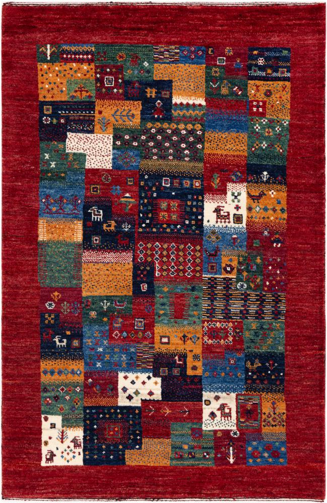 Persisk teppe Persisk Gabbeh Loribaft Atelier 125x82 125x82, Persisk teppe Håndknyttet