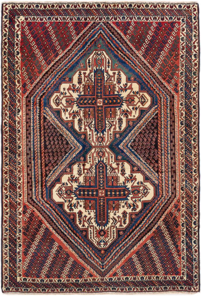 Covor persan Shahrbabak 187x126 187x126, Covor persan Lucrate de mână