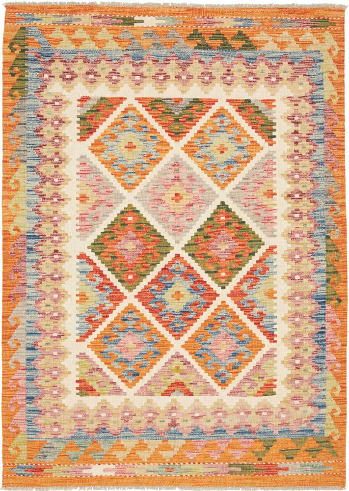 Afghaans tapijt Kilim Afghan 176x126 176x126, Perzisch tapijt Handgeweven