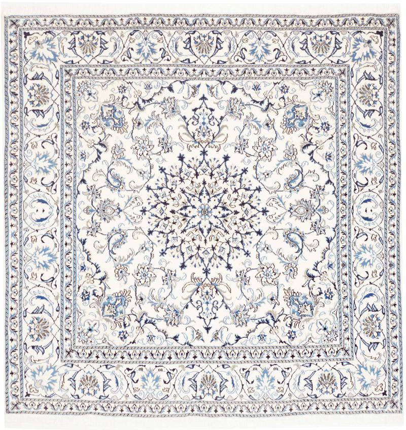 Persialainen matto Nain 211x203 211x203, Persialainen matto Solmittu käsin