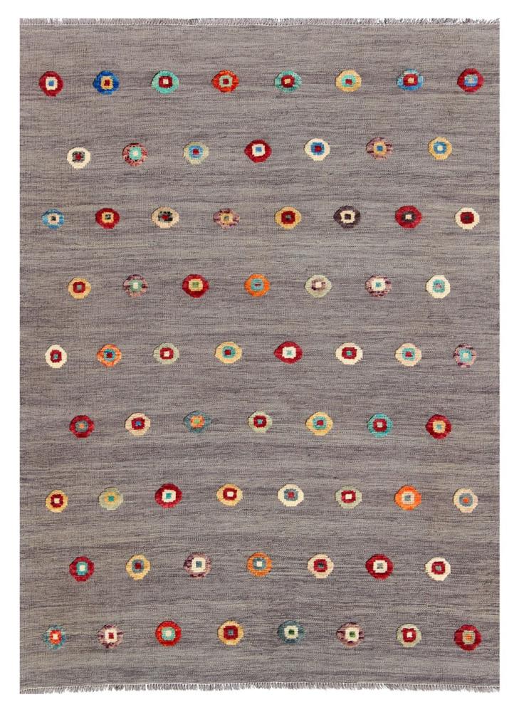 Alfombra afgana Kilim Afghan Nimbaft Edition 199x153 199x153, Alfombra persa Tejido a mano