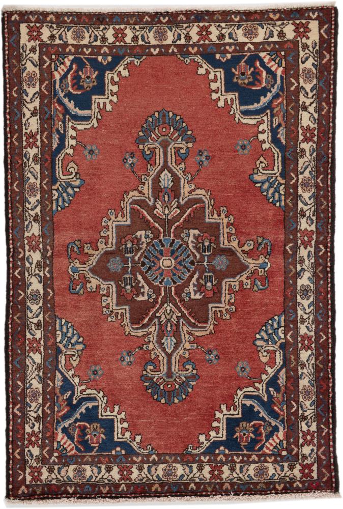 Tapis persan Hamadan 152x105 152x105, Tapis persan Noué à la main