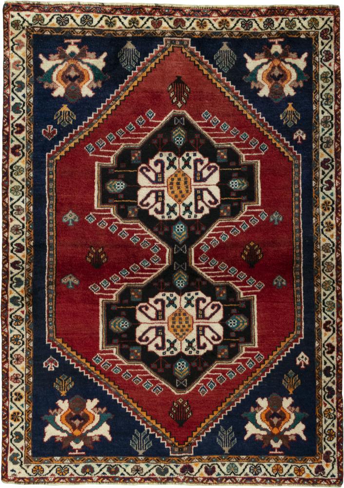 Persian Rug Persian Gabbeh Ghashghai 158x112 158x112, Persian Rug Knotted by hand