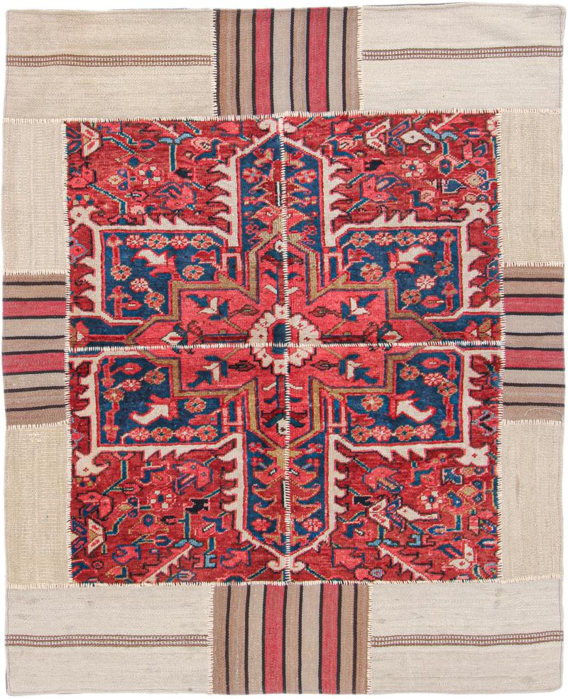 Perzsa szőnyeg Kilim Patchwork 176x146 176x146, Perzsa szőnyeg szőttesek