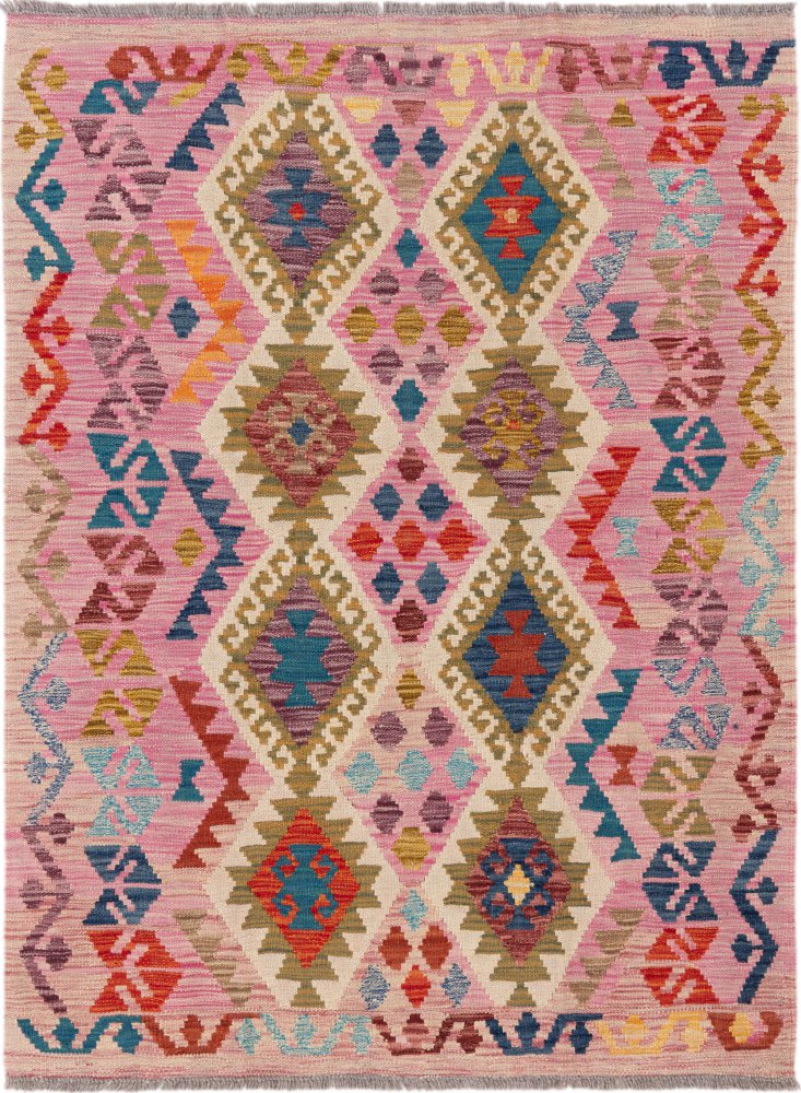 Tapete afegão Kilim Afegão 146x110 146x110, Tapete persa Tecido à mão