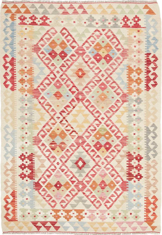 Afghansk teppe Kelim Afghan 143x106 143x106, Persisk teppe Håndvevd