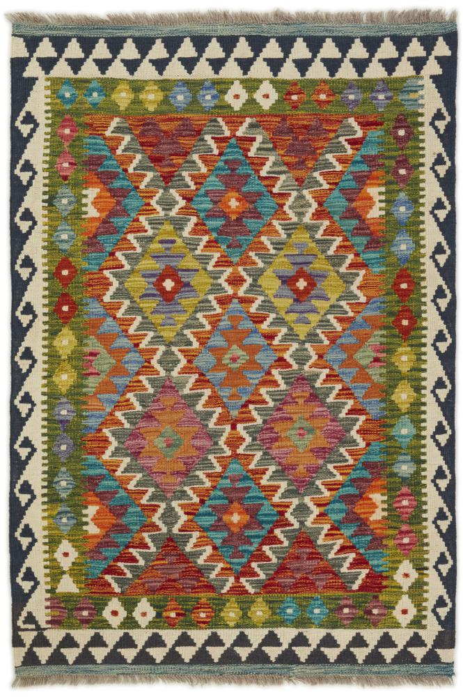 Tapete afegão Kilim Afegão 149x102 149x102, Tapete persa Tecido à mão