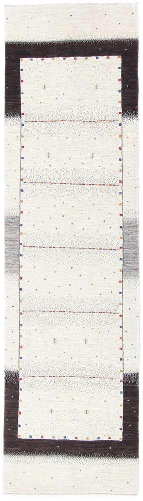 Tapis persan Persan Gabbeh Loribaft Atash 289x81 289x81, Tapis persan Noué à la main